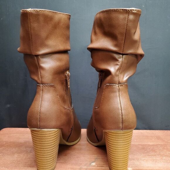 Style & Co Saraa Cognac Boot Size 6 - Picture 5 of 10